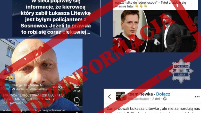 Fala fake newsów po śmierci posła Litewki. Policja dementuje i ostrzega