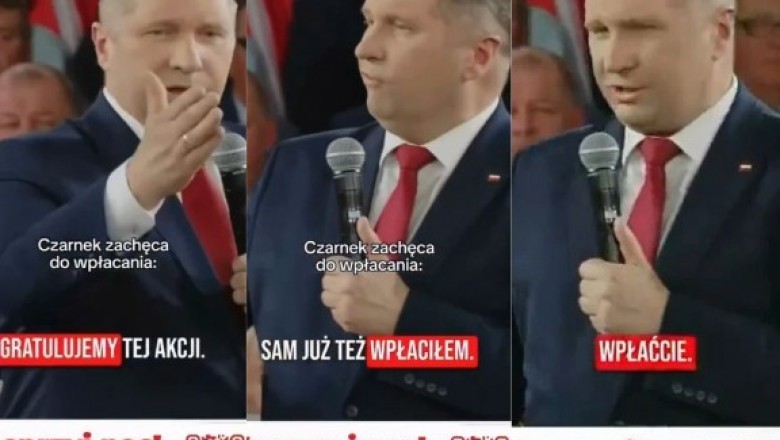 Czarnek namawiał do wpłat na Cancer Fighters, ale kod QR prowadził do zbiórki na PiS. Filmik szybko zniknął